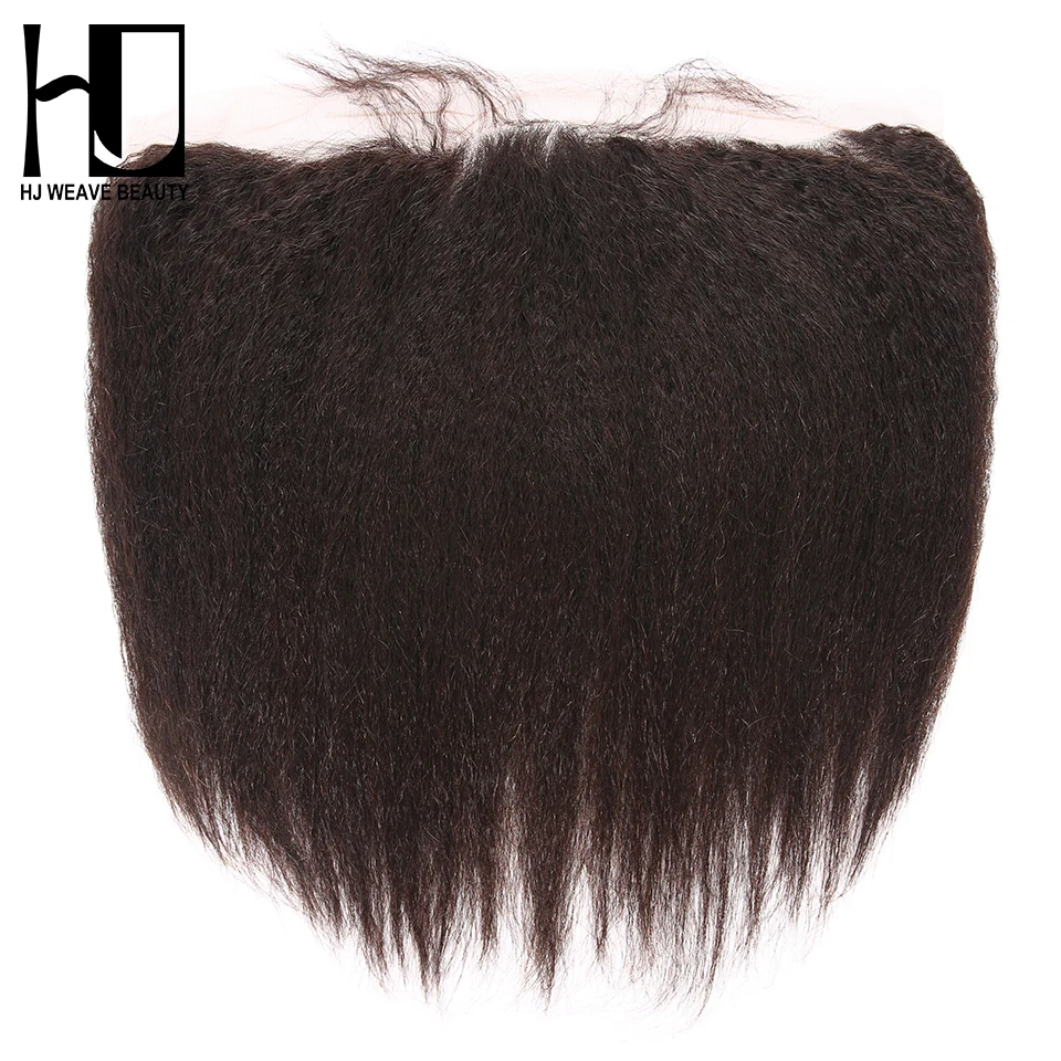 HJ Weave beauty фронтальная бразильская кружевная Фронтальная застежка кудрявые