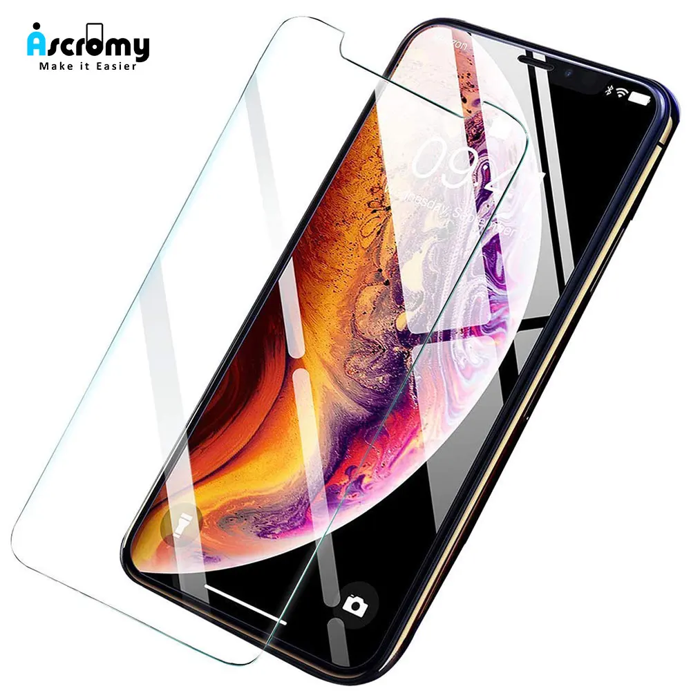 Ascromy для iPhone XR защита экрана закаленное стекло XS 11 Pro Max X 7 8 Plus 6 6S 5 5S SE 5C 4 4S
