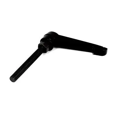 

M8 x 60mm Male Thread Lathe Machine Metal Adjustable Handle Lever Grip Black