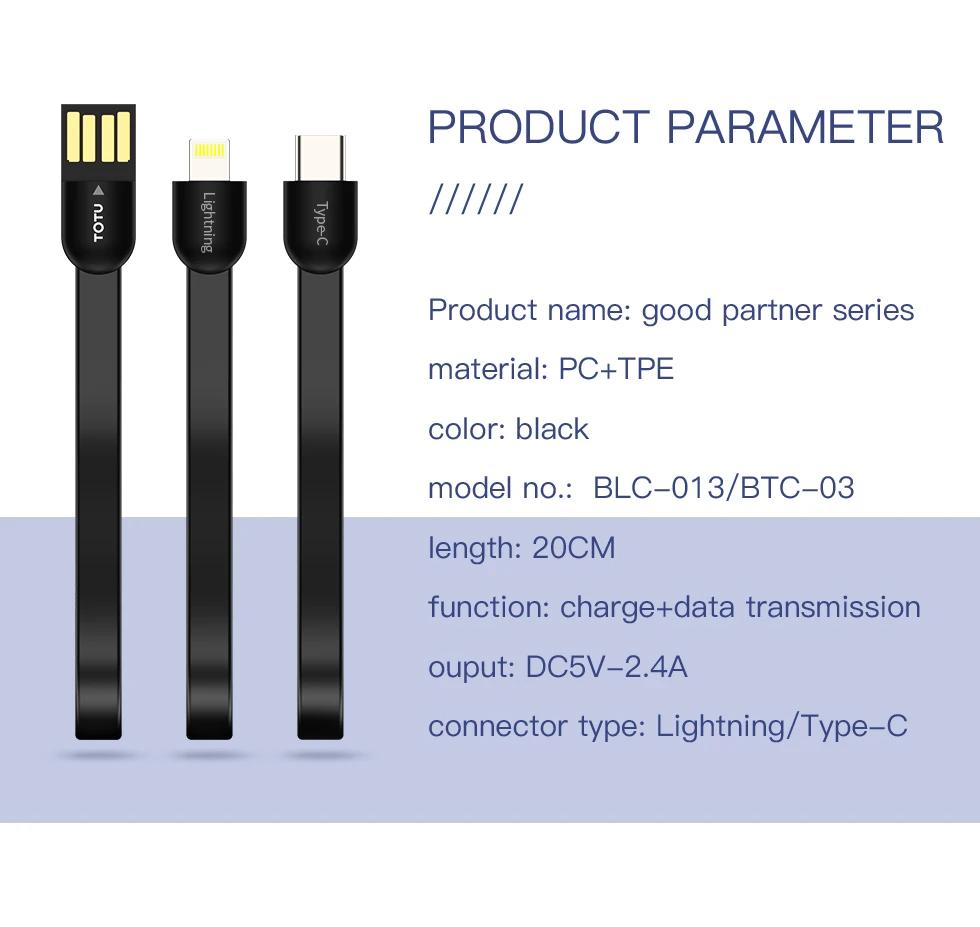 Кабель для Apple lightning usb type-c, 20 см, короткий usb-кабель для зарядки iPhone 7, samsung, huawei, xiaomi, usb-кабель для зарядки