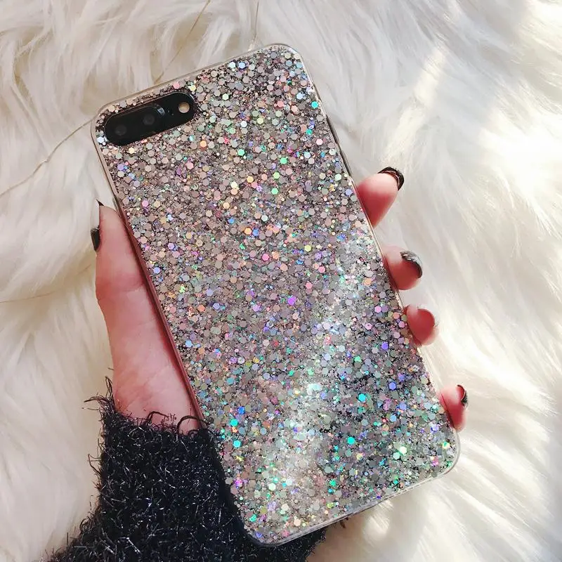 Блестящий чехол для телефона Huawei P8 P9 P10 P20 2016 2017 P30 P40 Pro P Smart Plus 2019 Mate 10 20 Lite Blingbling Crystal Cover