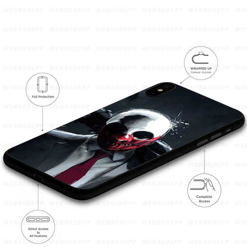 WEBBEDEPP Payday 2 игровой мягкий чехол для Xiaomi Mi 9T 9 8 SE 6 A1 A2 A3 Lite MiA1 MiA2 MiA3 F1 MAX 3 Mi8 CC9E CC9 |
