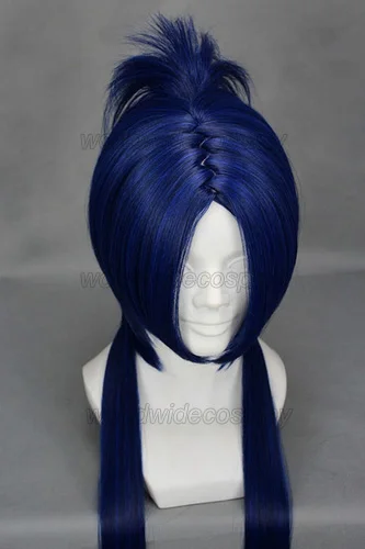 Katekyo хитман реборн Mukuro Rokudo Косплей длинный парик Десять лет спустя Бесплатная