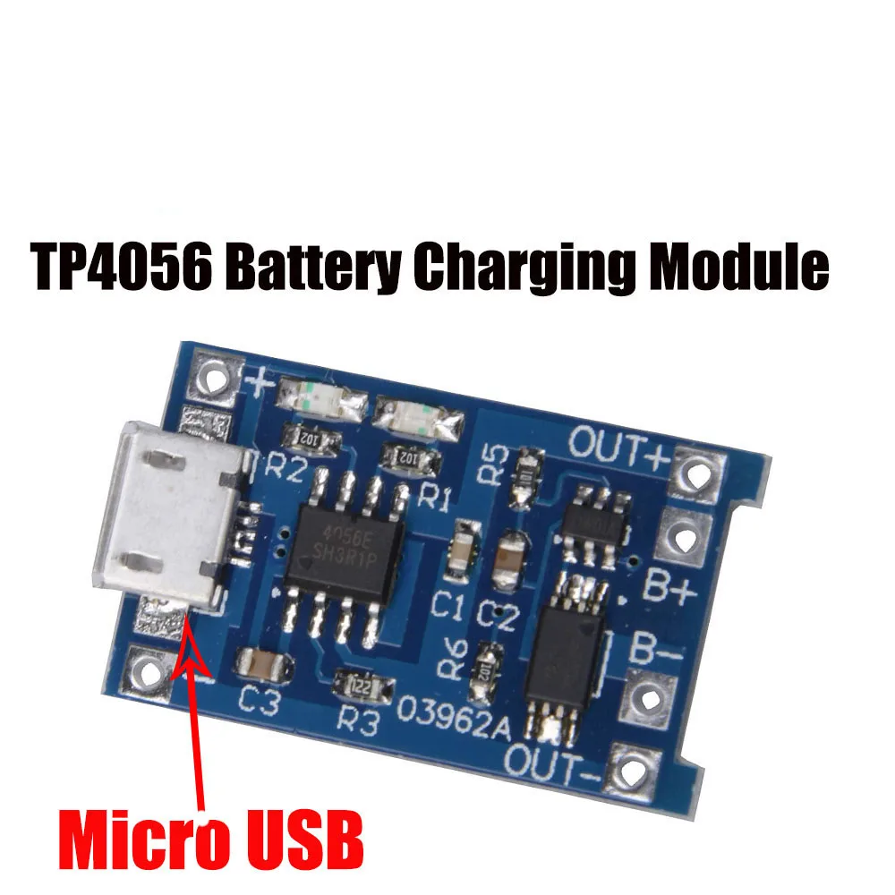 5 шт. 5В 1а Micro USB 18650 type c литиевая батарея зарядное устройство Модуль + защита