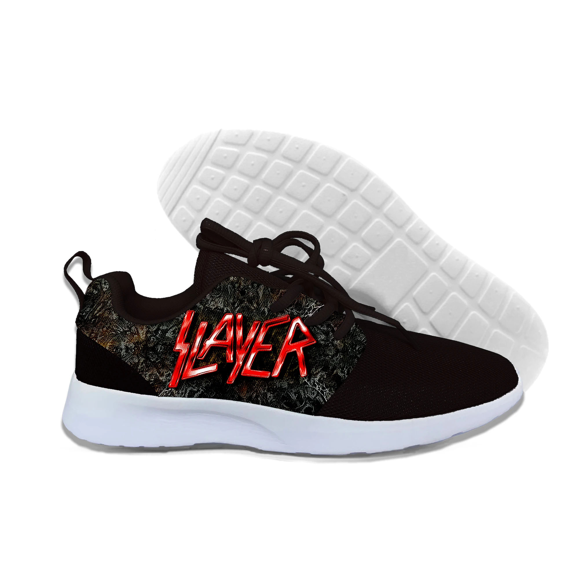 2019 hot fashion metal band Slayer 3D casual shoes for men/women high quality Harajuku printing Sneakers | Обувь