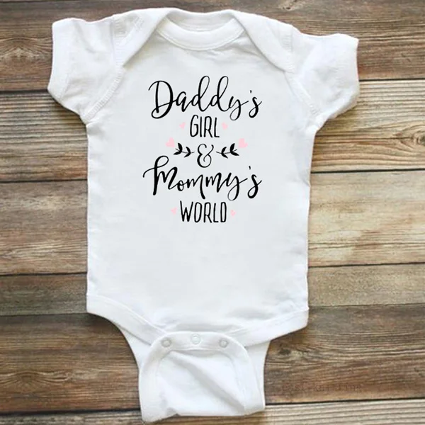 HY0164 DERMSPE/комбинезон с короткими рукавами и милым принтом «Hello Daddy» для новорожденных и маленьких мальчиков и девочек; белые комплекты одежды - Цвет: HY0164
