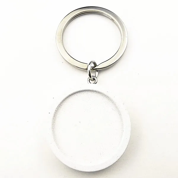 25mm 10pcs 12 шт. подходит 20 мм круглый кабошон черного дерева burlywood брелок базовые настройки пустые деревянные лотки для DIY Брелока Для Ключей - Цвет: 25mm 10pcs