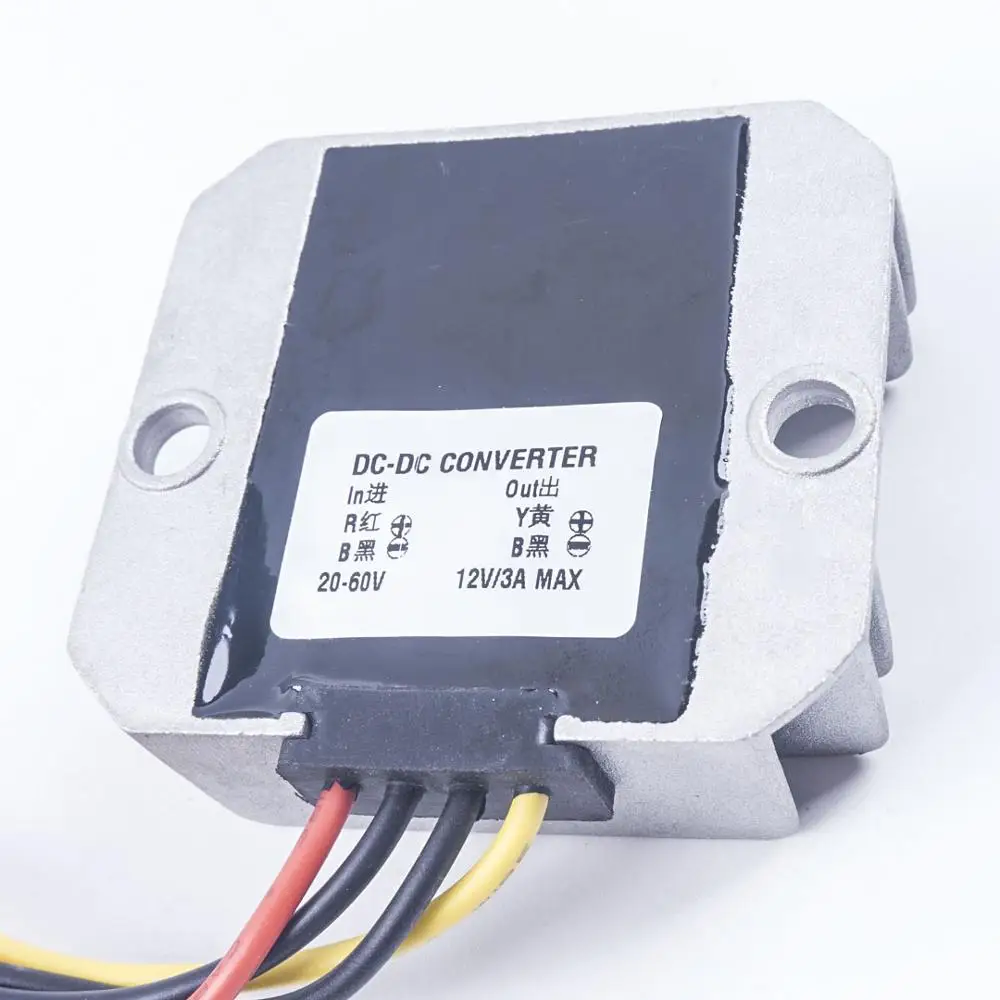 20-60V TO 12V3A Преобразователь постоянного тока 20 до 60V 12V постоянного тока до 1V 2A USB Мощность шаг светодиодный соответствует требованиям ce rohs для автомобильной промышленности - Цвет: 20-60V TO 12V3A