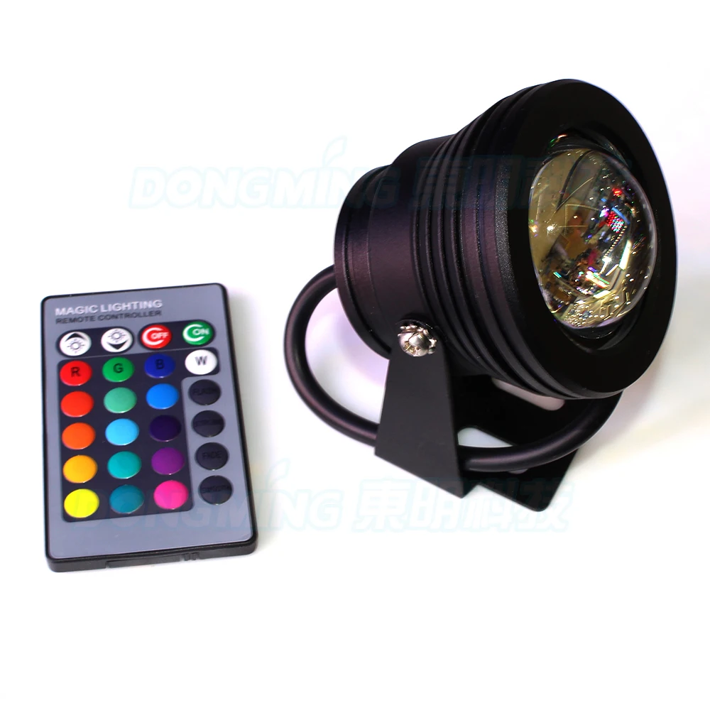 Rgb огни для бассейна водонепроницаемый IP68 черный корпус AC 85-265 в 10 Вт подводные