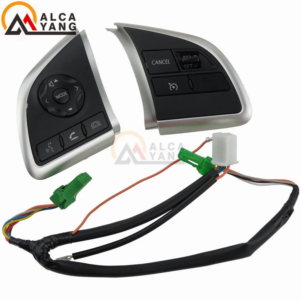 Set Для Mitsubishi Outlander 13-15- Xpander Круиз Переключатель управления рулевым колесом кнопка переключения звука переключатель громкости - Цвет: Set