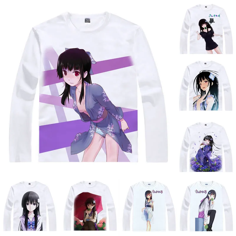 Coolprint Футболка с изображением в стиле аниме Sankarea вечной футболки &quotлюбовь&quot