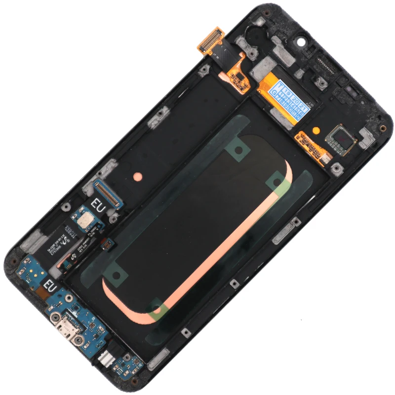 Для samsung Galaxy S6 ЖК-экран с рамкой lcd S6 G920F SM-G920F сенсорный экран дисплей в сборе S6 Super AMOLED