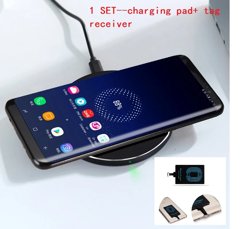 Приемник беспроводного зарядного устройства VNSTRIP 10 Вт + бирки для Micro USB Type C