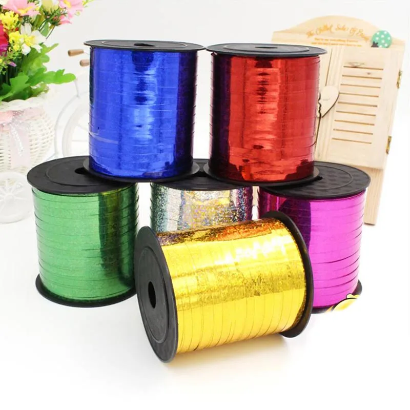250 Yards Birthday Wedding Party Decorations DIY Balloon Accessories Laser Ribbons Aluminium Foil Balloons Decor | Дом и сад