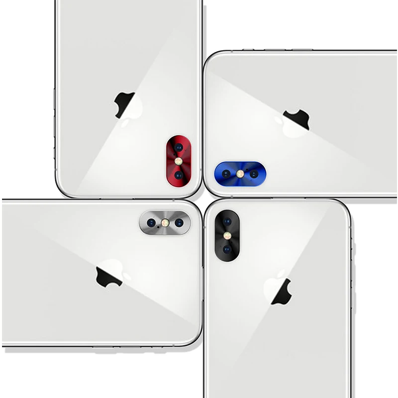 Rear Camera Lens full Protective Ring case Cover Protector For iPhoneX Metal Case Mobile Phone accessories cases for iphone X |