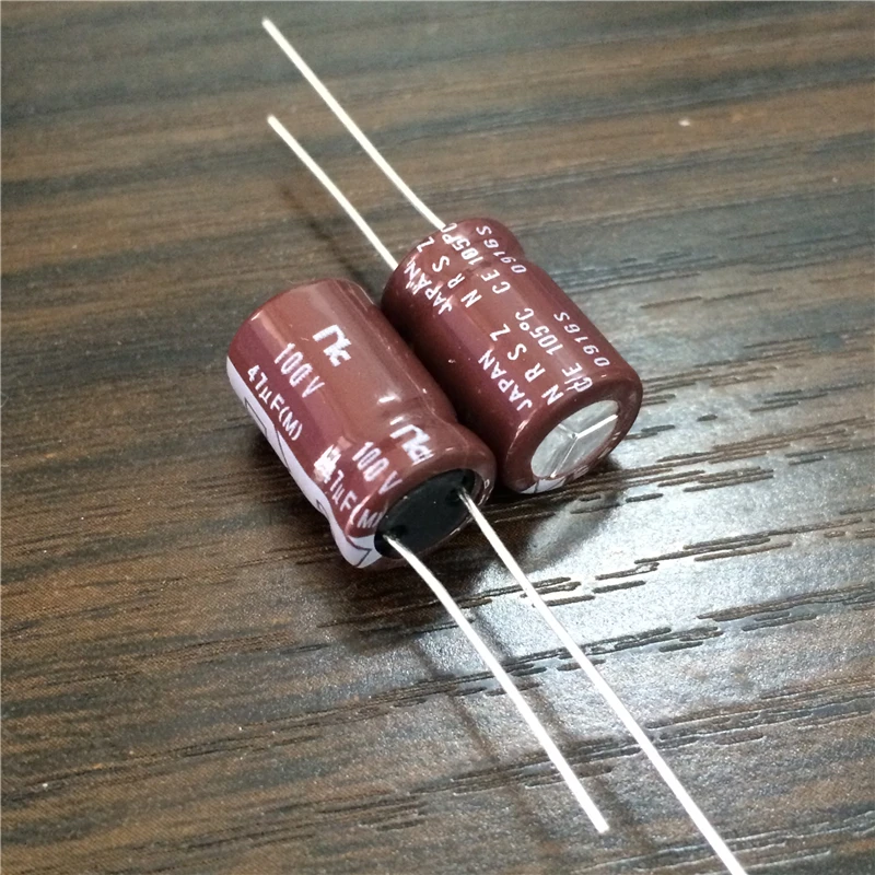 100 шт. 47 мкФ в Япония NIC NRSZ серии 10x16 мм очень низкое сопротивление 100V47uF алюминиевый
