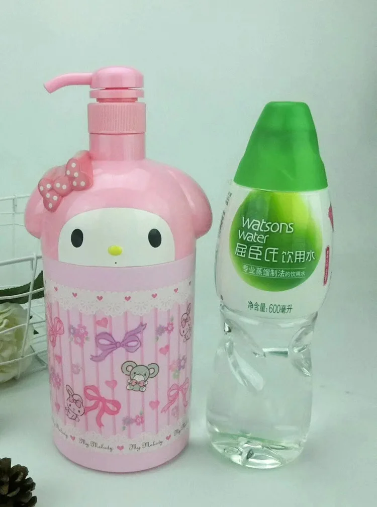 Новые гели для душа hello kitty Melody Squeeze E Liquid Bottle пластиковые банки коробка дезинфицирующее средство для рук бутылки аксессуары для ванной комнаты