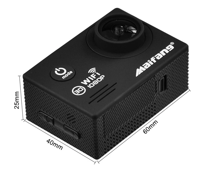 Ультра HD экшн-камера wifi видеокамеры 14MP 170 go mini deportiva 2 дюйма f60 Подводная Водонепроницаемая Спортивная камера pro 1080P 60fps