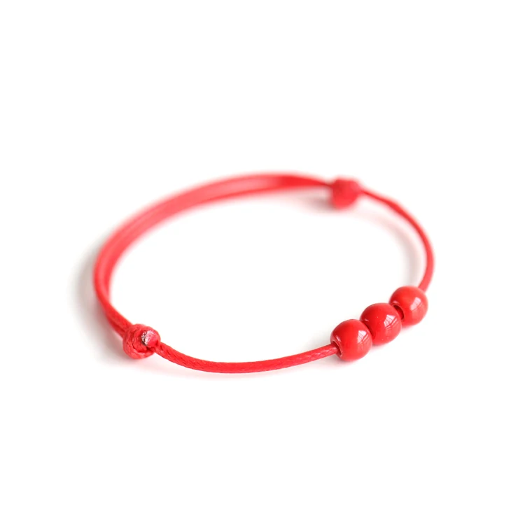 Браслеты на удачу для женщин и девушек керамические украшения ручной работы с