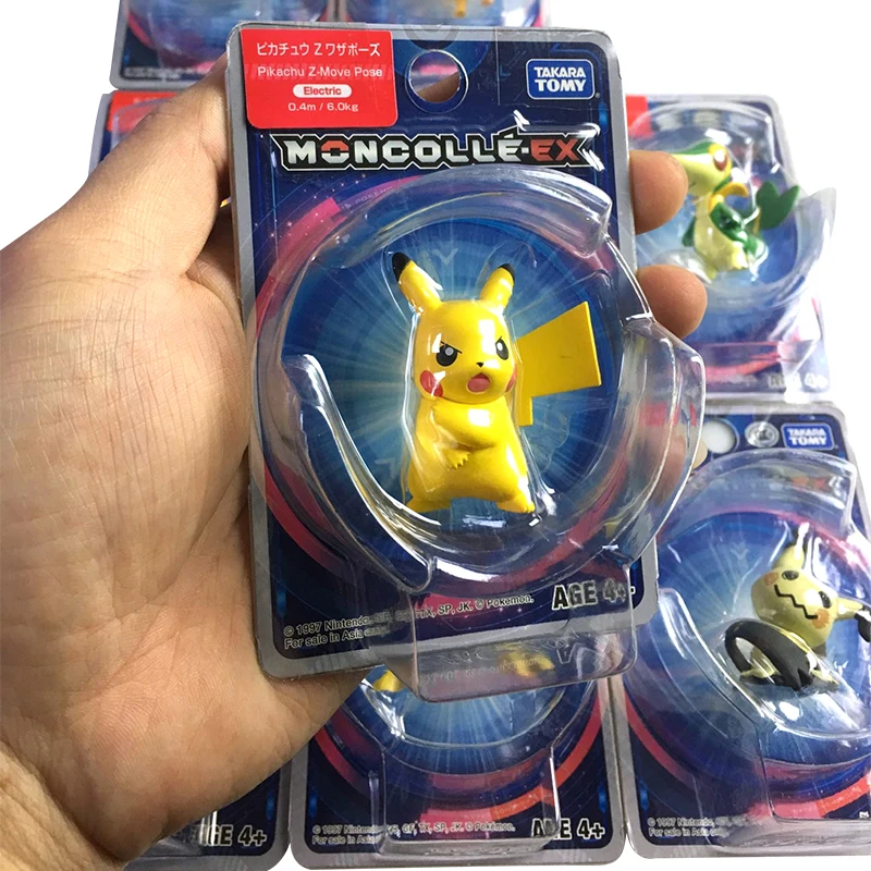 Takara Tomy Pokemon Moncolle EX Sun Moon коллекция игрушек 4 см фигурки различных персонажей