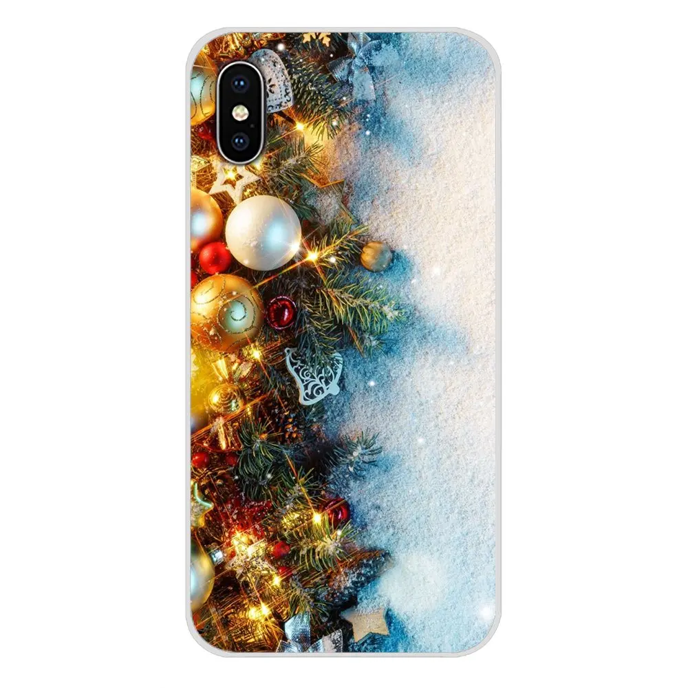 Чехол для Samsung Galaxy S3 S4 S5 Mini S6 S7 Edge S8 S9 S10 Lite Plus Note 4 5 8 9 с новогодним Рождеством и