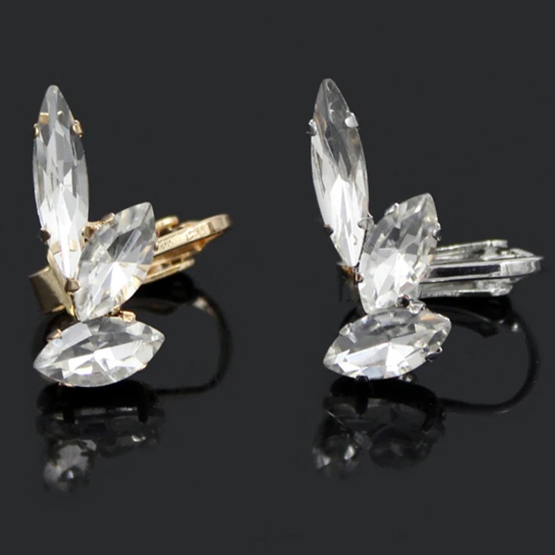 Модные Кафф 1 шт Панк блестящие изысканный Стразы с украшением в виде кристаллов