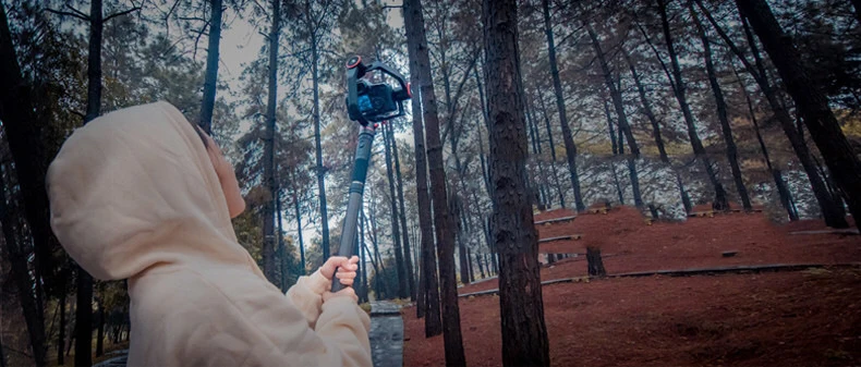 Ручной удлинитель карбоновый полюс для Zhiyun Smooth 4 Zhiyun Crane 2 Weebill LAB Gimbal стабилизатор аксессуары AK2000 AK4000