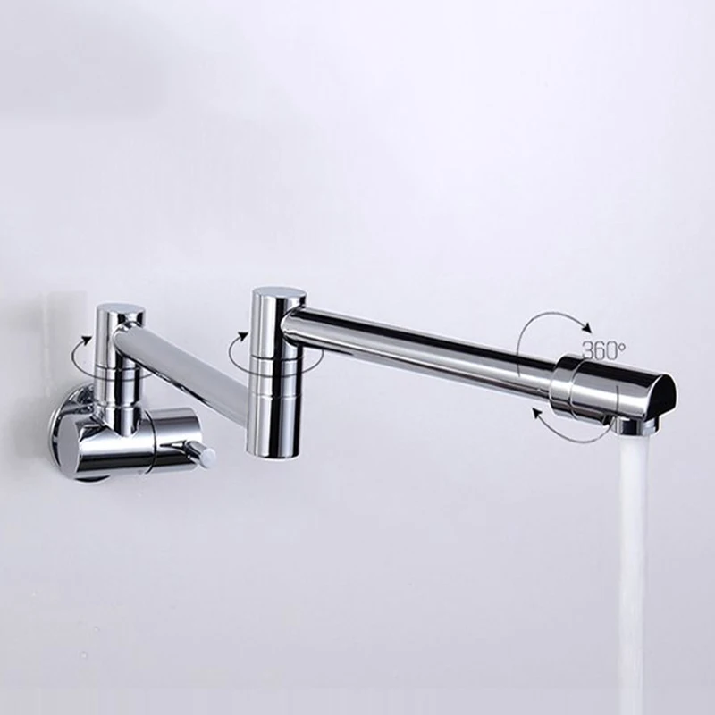 Складной кухонный кран с настенным креплением наполнитель для кастрюли