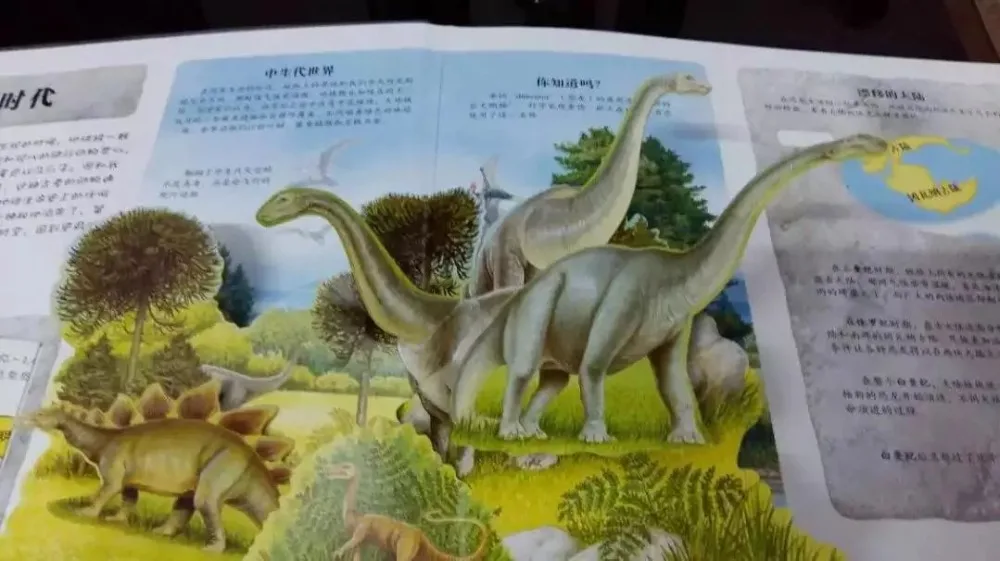 3d-книга китайского динозавра забавная научная история изображений подарок для