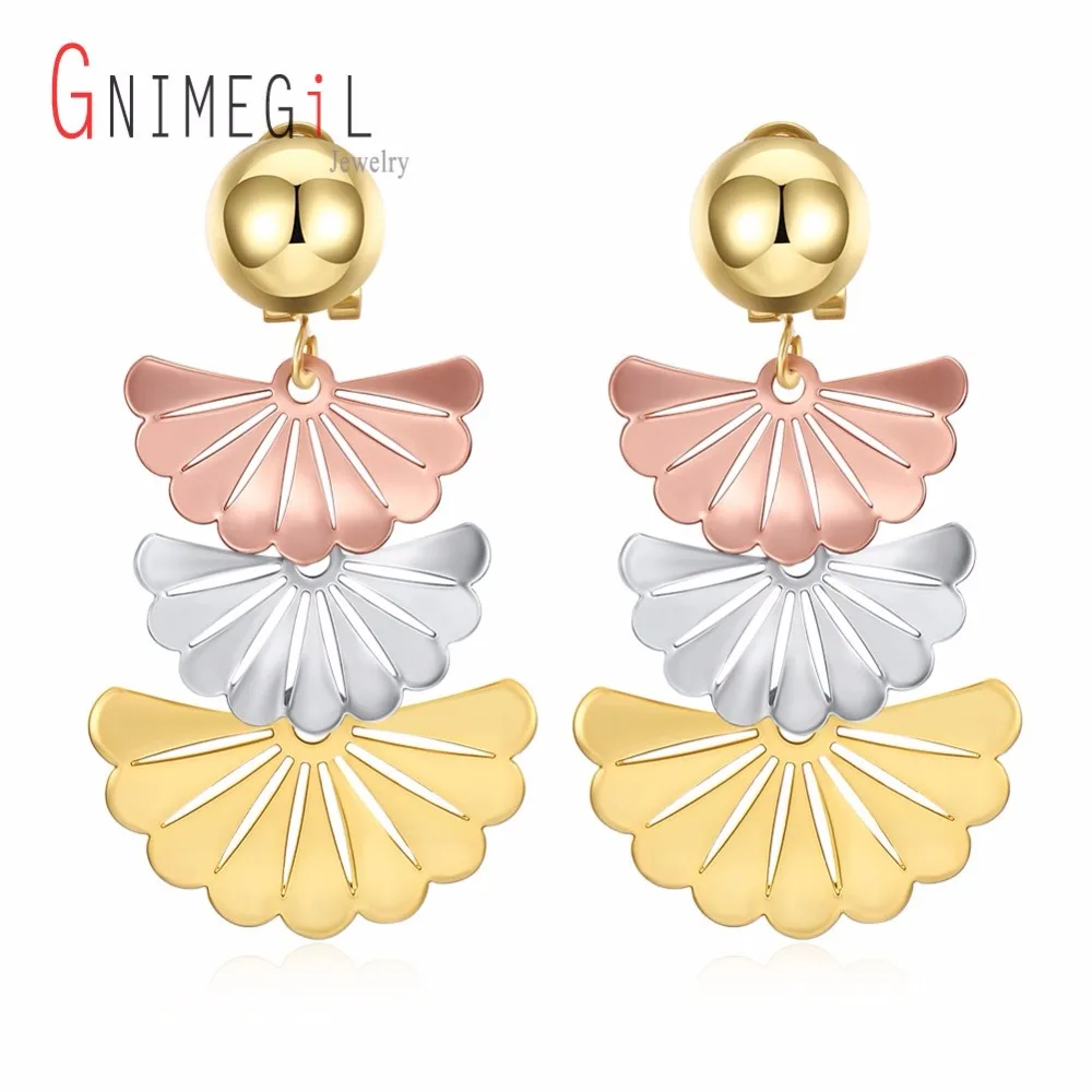 GNIMEGIL Марка Ювелирные серьги падение для Для женщин мода долго мотаться
