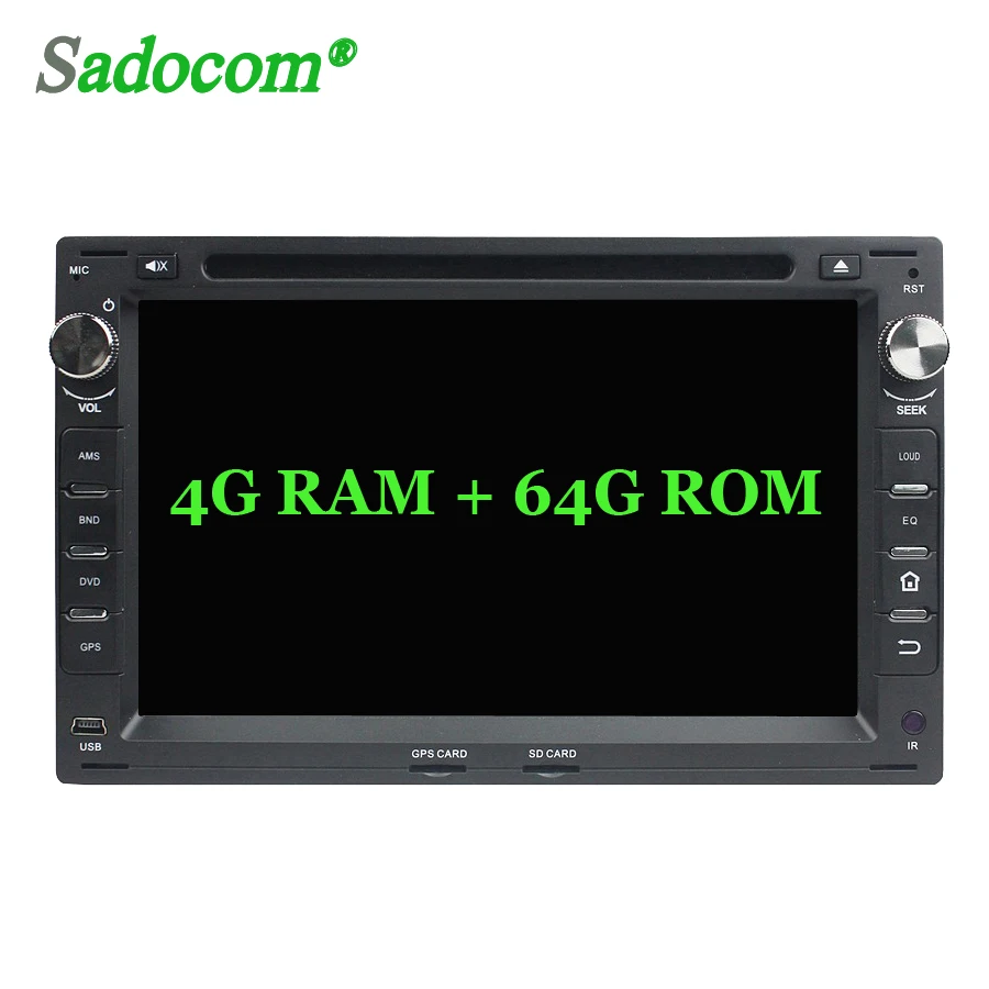 IPS Android 8 0 4G + 64GB для VW Passat B5 Golf Polo Bora Jetta skoda LTE автомобильный dvd плеер GPS карта RDS радио