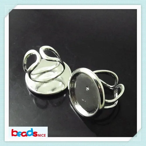Beadsnice ID920 круглое регулируемое кольцо идеально подходит для кабошонов основание