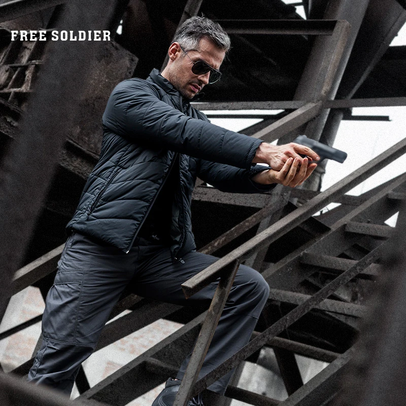 FREE SOLDIER тактический пуховик в стиле милитари новая модель спортивной