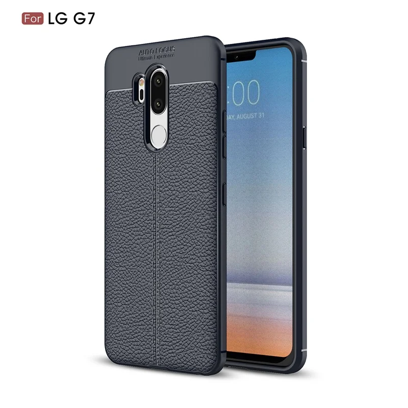 Чехол для LG G7 / ThinQ/G710 задняя крышка чехол 6 1 дюйма роскошный кожаный мягкий