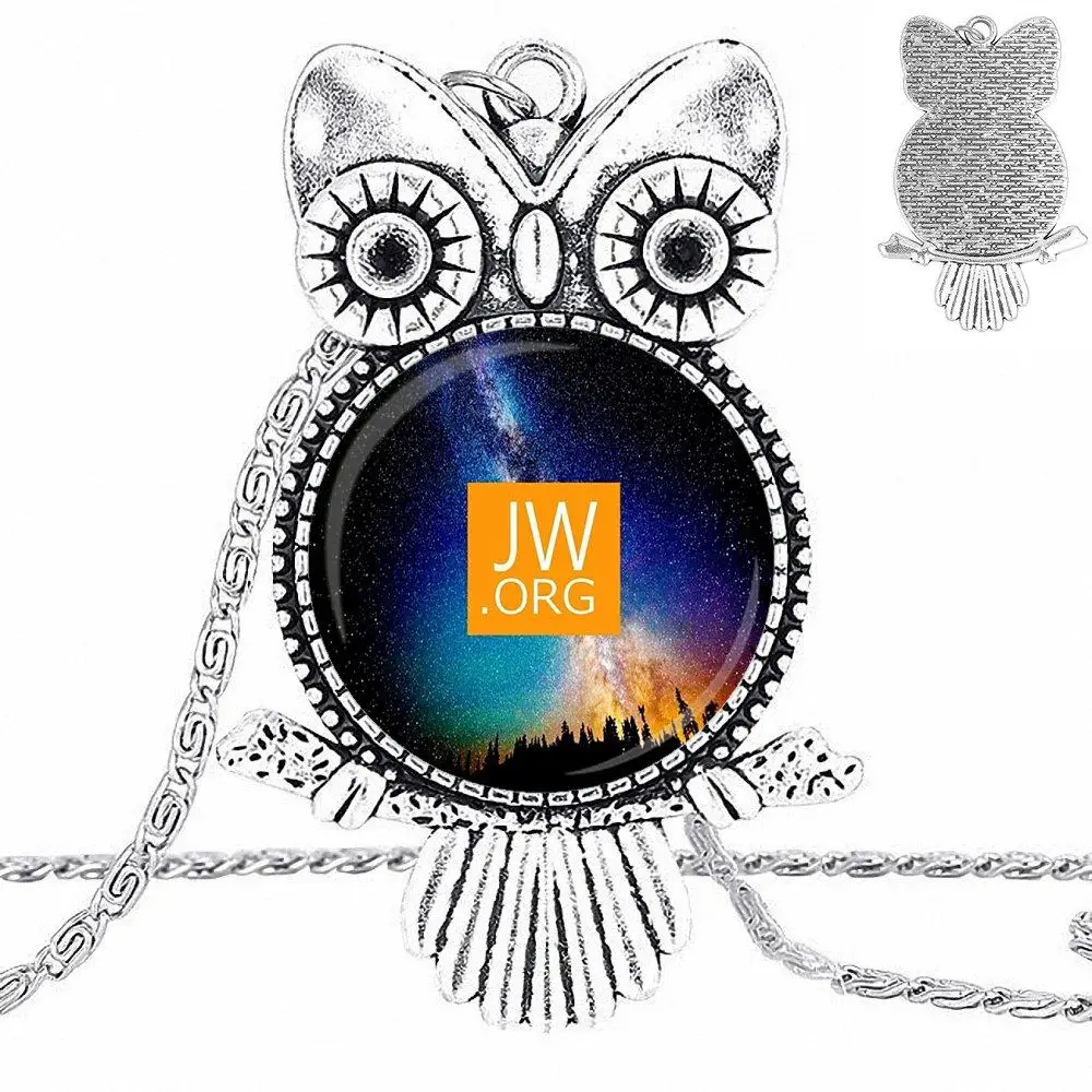 Ей глазурь для женщин и девушек Подарок JW ORG ожерелье с подвеской из стекла