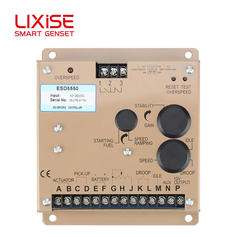 Генератор Lixise регулятор скорости ESD5550|generator speed controller|speed control generatorgenerator governor |