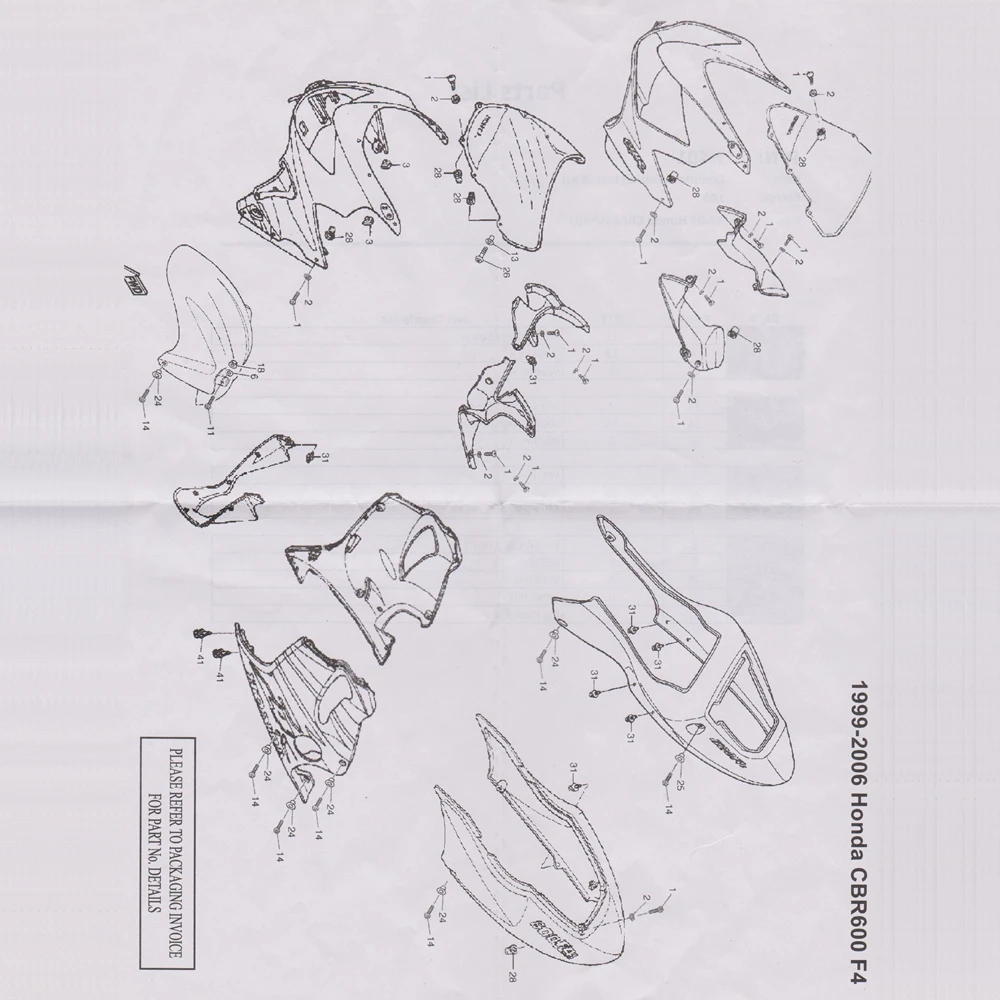 Мотоцикл мотоцикл полный набор обтекатель из нержавеющей стали Болт винтовая