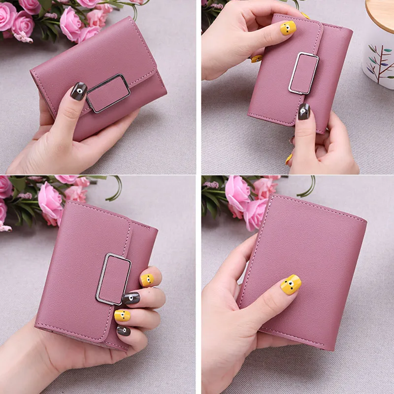 Новинка 2018 Модный женский студенческий бумажник кошелек короткий дизайн