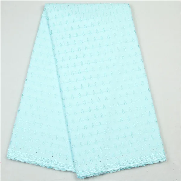Latest Stones African Cotton Swiss Voile Lace Fabric High Quality In Switzerland Fabric!HL | Дом и сад