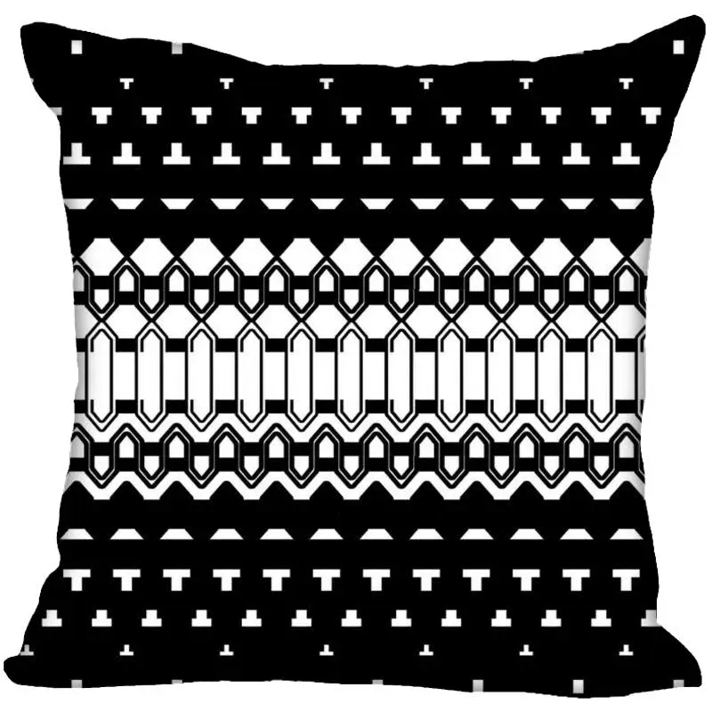 9 Наволочка на заказ черно-белая Подушка на молнии 35X35,45X45,60X60 см(две стороны) напечатайте ваши фотографии наволочки - Цвет: 9