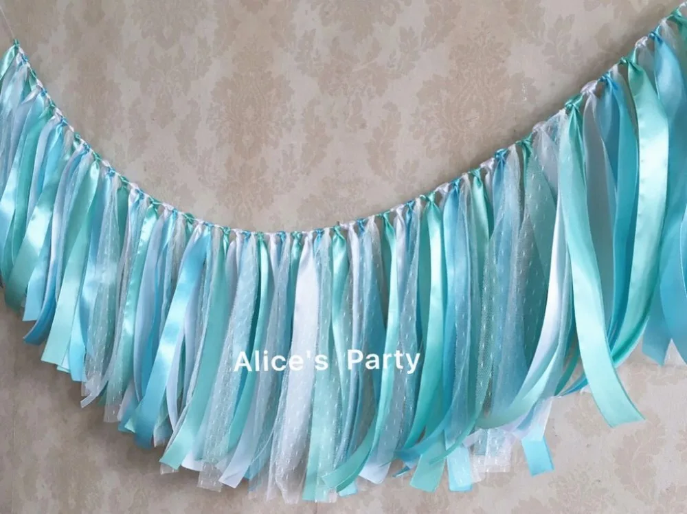 Новинка синие белые кружевные тканевые баннеры для галстука романтические