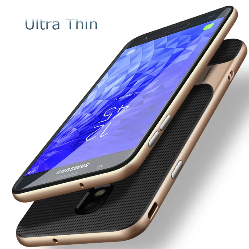 Чехлы для телефонов Samsung Galaxy J7 2018 задняя крышка 3D подставка гибридные 360 сумки