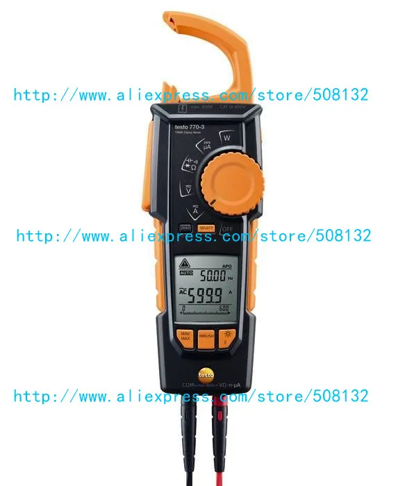 Testo 770 3 Клещи 0590 7703 Улучшенный метод TRMS|method| |