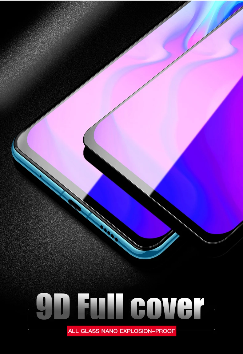 9D полное покрытие из закаленного стекла для Huawei Nova 4 3 3i 3e Защитная пленка для экрана для Honor 10 Lite V10 V20 защитное стекло