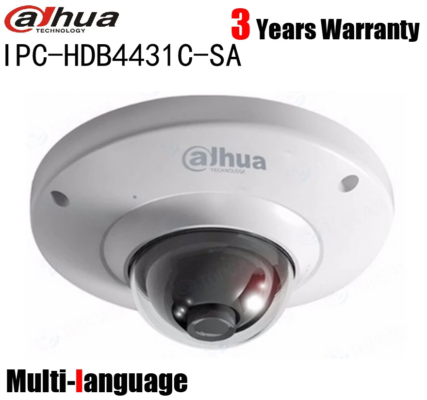 Купольная мини-камера Dahua 4-мегапиксельная купольная ip-камера H.265 встроенный