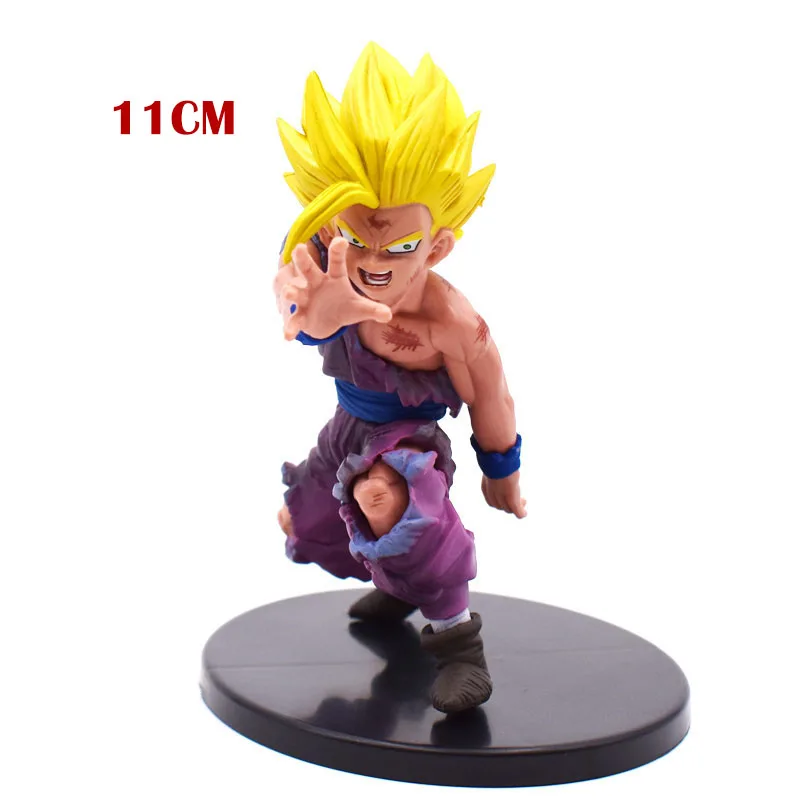 NO BOX 15-21 см Dragon Ball Z Goku Vegeta фигурка Супер Saiyan Son Gokou ПВХ Коллекционная модель игрушки для рождественского подарка с коробкой - Цвет: NO BOX