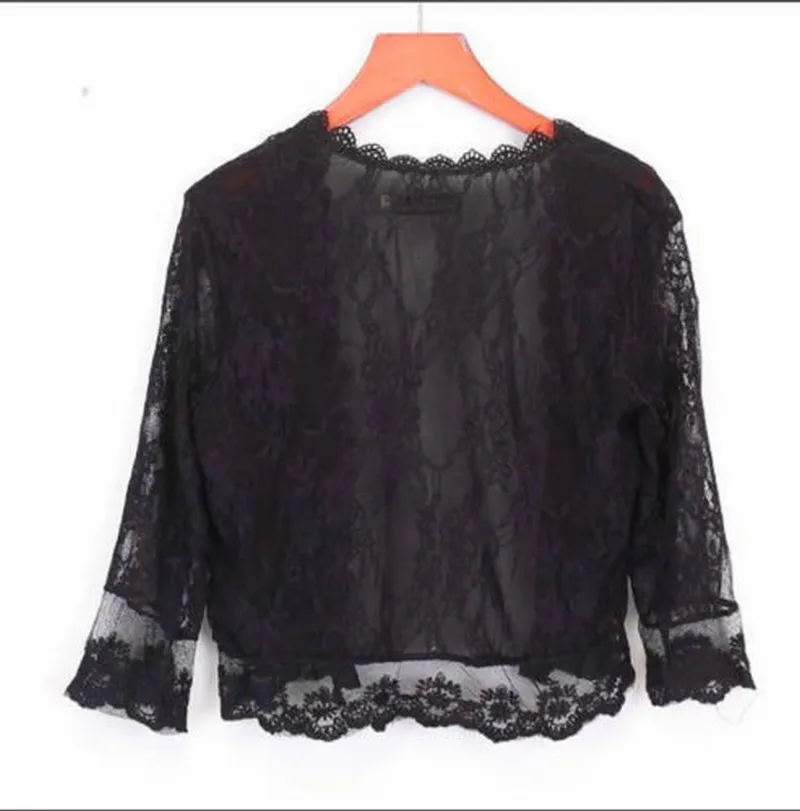 Формальное простое женское Болеро с рукавом до локтя высококачественное мягкое