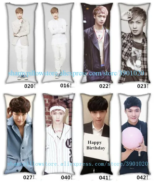 Корейская kpop подушка для тела EXO BAEKHYUN CHEN CHANYEOL KAI SEHUN Kris XIUMIN SUHO boyfriend подушки для тела 40 см* 100 см