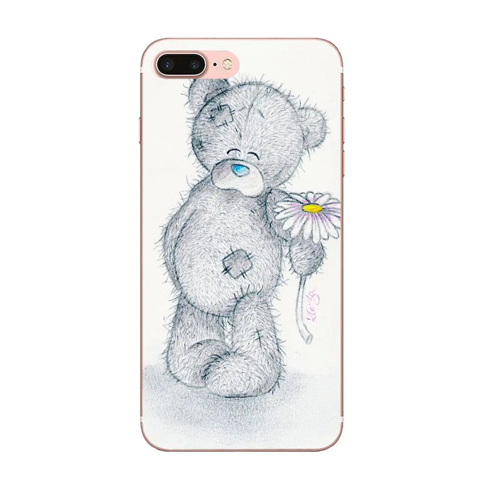 Soft Cases Capa Lovely Teddy Bear Mobile For Samsung Galaxy Note 5 8 9 S3 S4 S5 S6 S7 S8 S9 S10 mini Edge Plus Lite | Мобильные