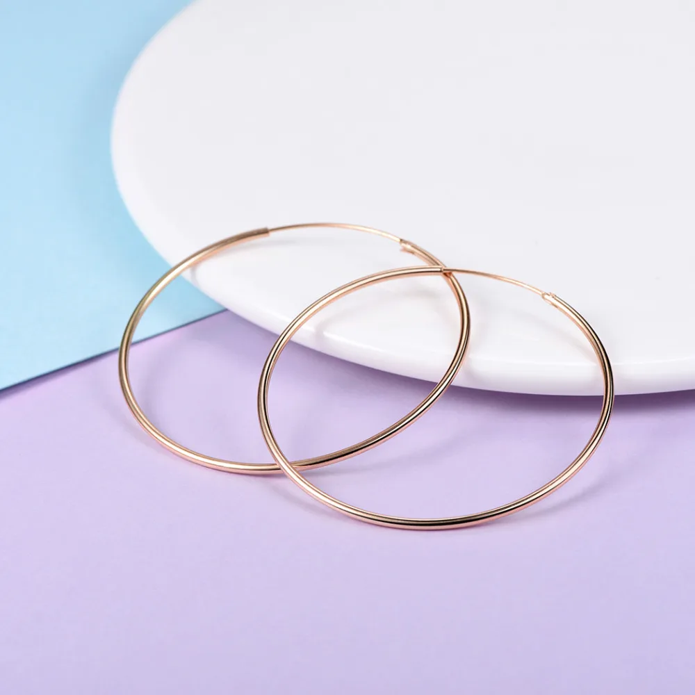 Kpop серебряные серьги минималистичные Простые Ювелирные изделия из желтого